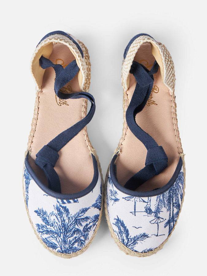 Mc2 Saint Barth Espadrillas piatte con stampa toile de jouy Pezzi Unici