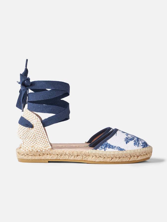 Mc2 Saint Barth Espadrillas piatte con stampa toile de jouy Pezzi Unici