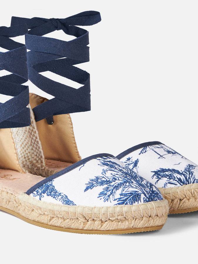 Mc2 Saint Barth Espadrillas piatte con stampa toile de jouy Pezzi Unici