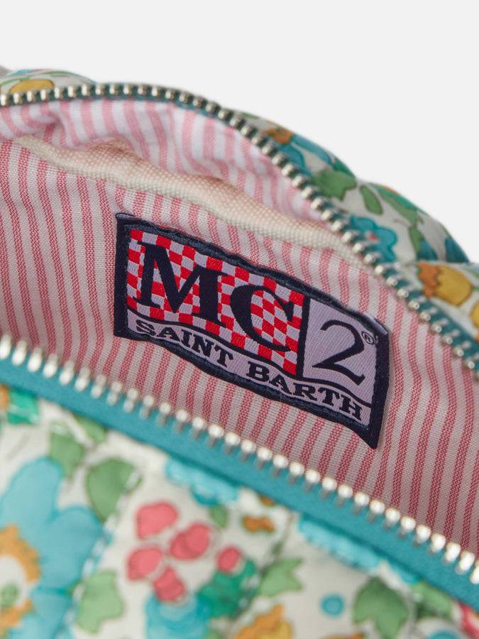 Mc2 Saint Barth Custodia morbida trapuntata con patch Betsy | REALIZZATO CON TESSUTO LIBERTY Promozione Limitata