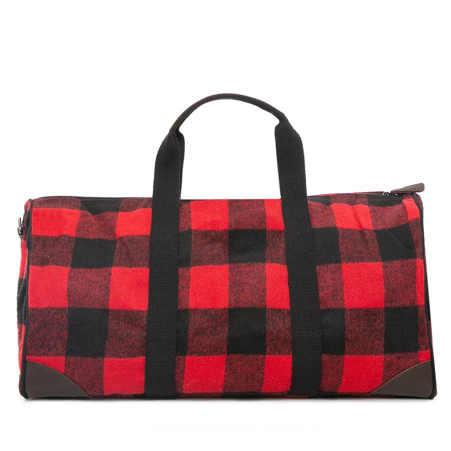 Mc2 Saint Barth Borsone da viaggio con stampa tartan Sconto