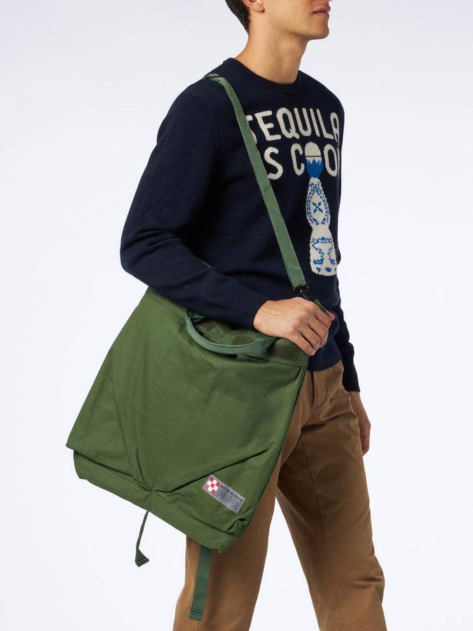 Mc2 Saint Barth Zaino in tela verde militare Online