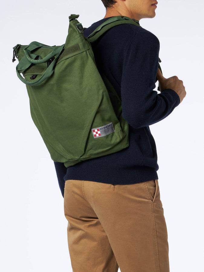 Mc2 Saint Barth Zaino in tela verde militare Online