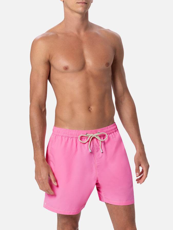 Mc2 Saint Barth Pantaloncino da bagno uomo di media lunghezza rosa Patmos Moda