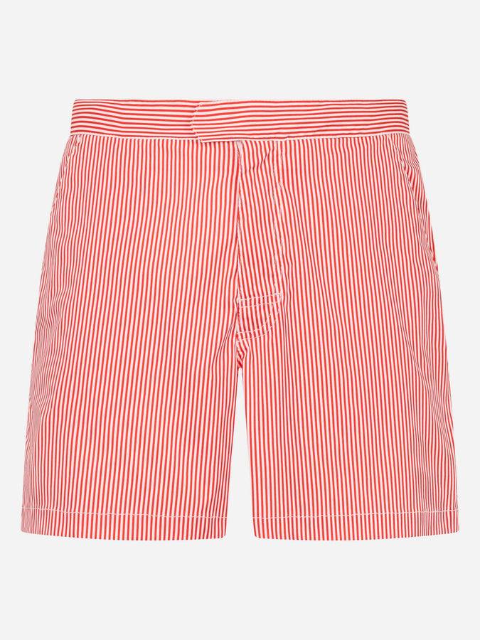 Mc2 Saint Barth Costume corto da uomo Master in seersucker Offerta speciale
