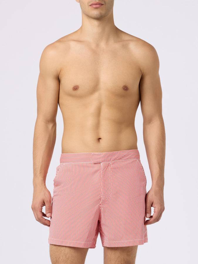 Mc2 Saint Barth Costume corto da uomo Master in seersucker Offerta speciale