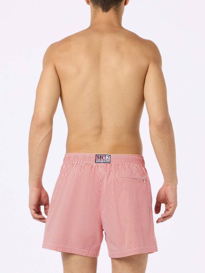 Mc2 Saint Barth Costume corto da uomo Master in seersucker Offerta speciale