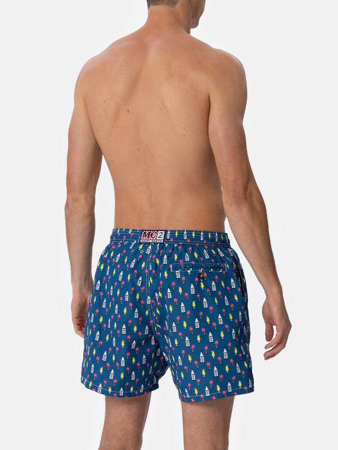 Mc2 Saint Barth Costume uomo in tessuto leggero Lighting Micro Fantasy con stampa cocktail Fino al 55% di sconto