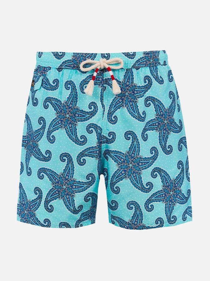 Mc2 Saint Barth Costume da uomo in tessuto leggero Lighting 70 con stampa paisley Consegna Veloce