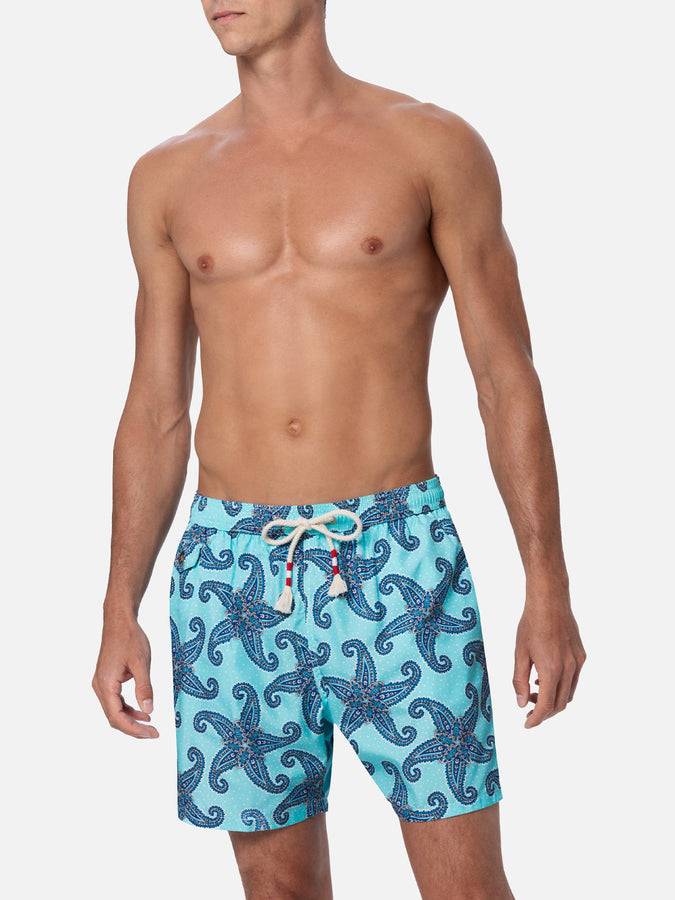 Mc2 Saint Barth Costume da uomo in tessuto leggero Lighting 70 con stampa paisley Consegna Veloce