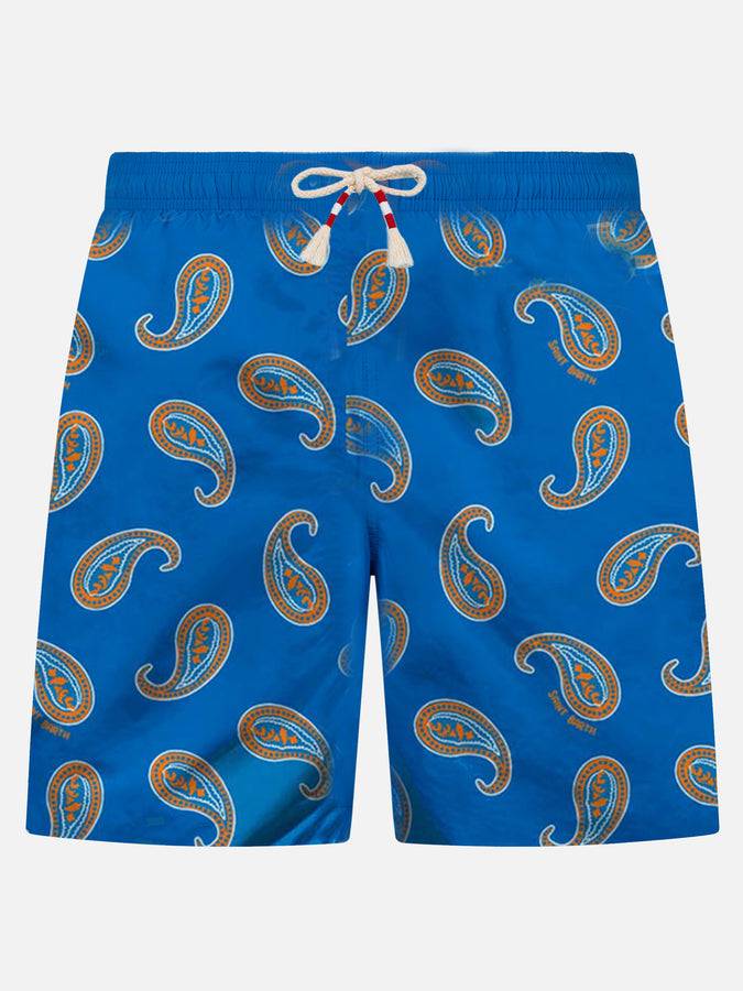 Mc2 Saint Barth Costume da bagno da uomo con stampa paisley Promozione Limitata