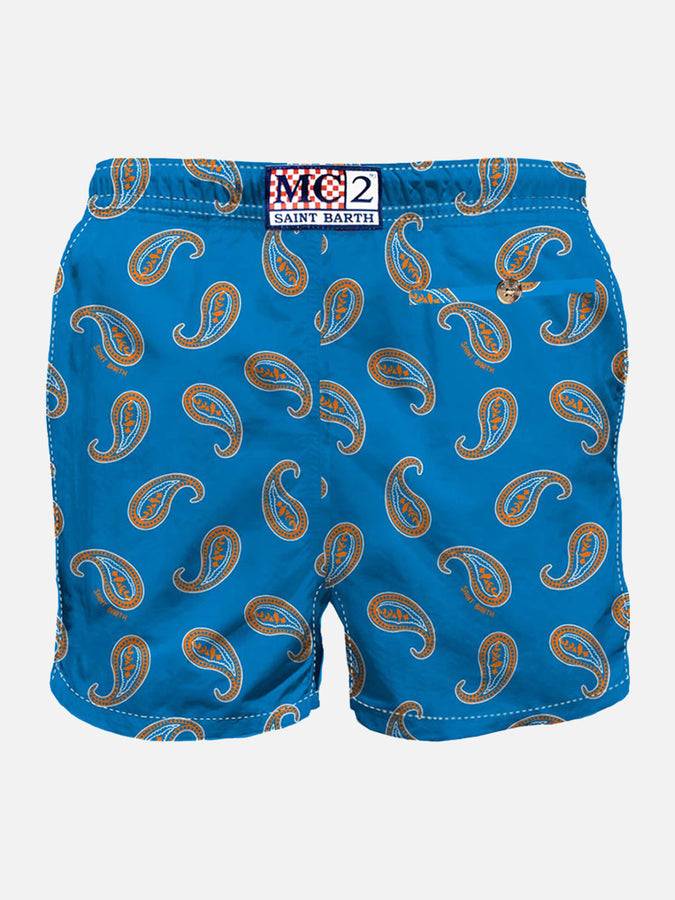 Mc2 Saint Barth Costume da bagno da uomo con stampa paisley Promozione Limitata