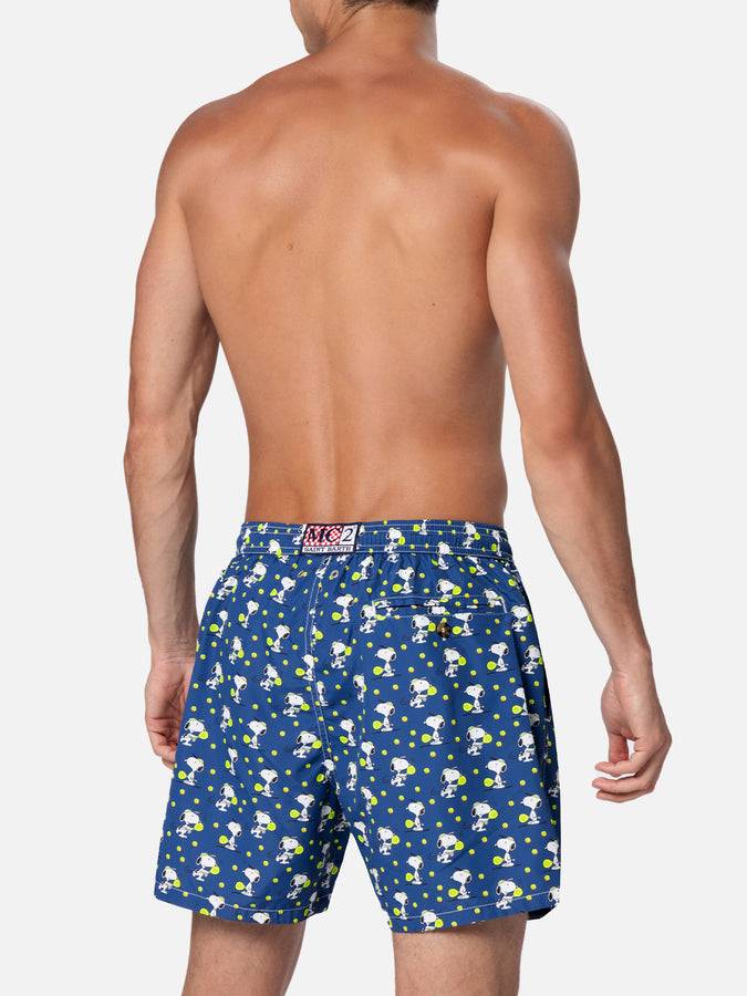 Mc2 Saint Barth Costume da bagno da uomo in tessuto leggero Lighting Micro Fantasy con stampa padel Snoopy | EDIZIONE SPECIALE SNOOPY PEANUTS™ Sconto