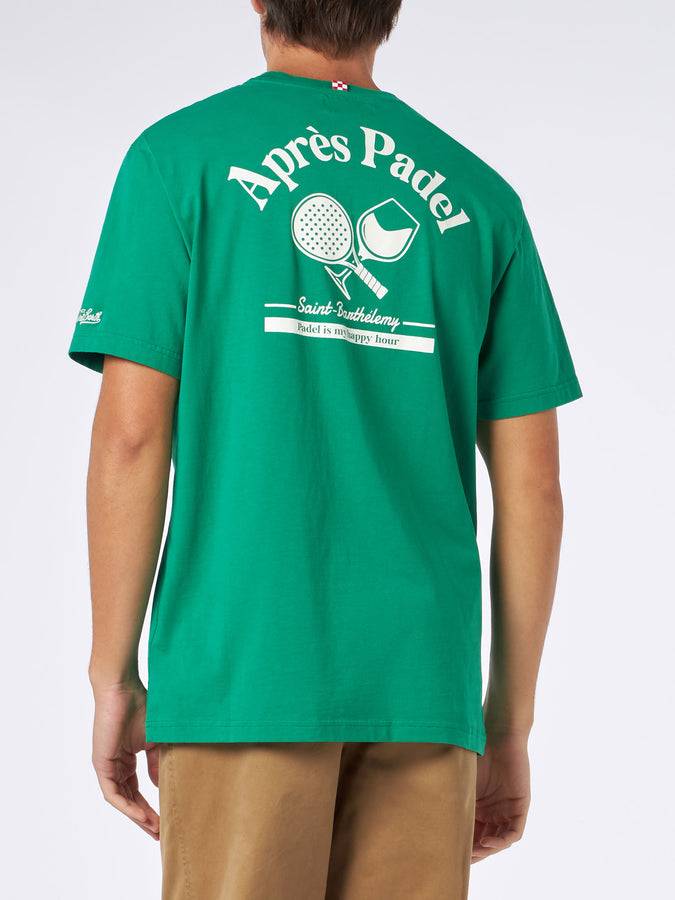 Mc2 Saint Barth T-shirt da uomo in cotone pesante con stampa padel Hotsell
