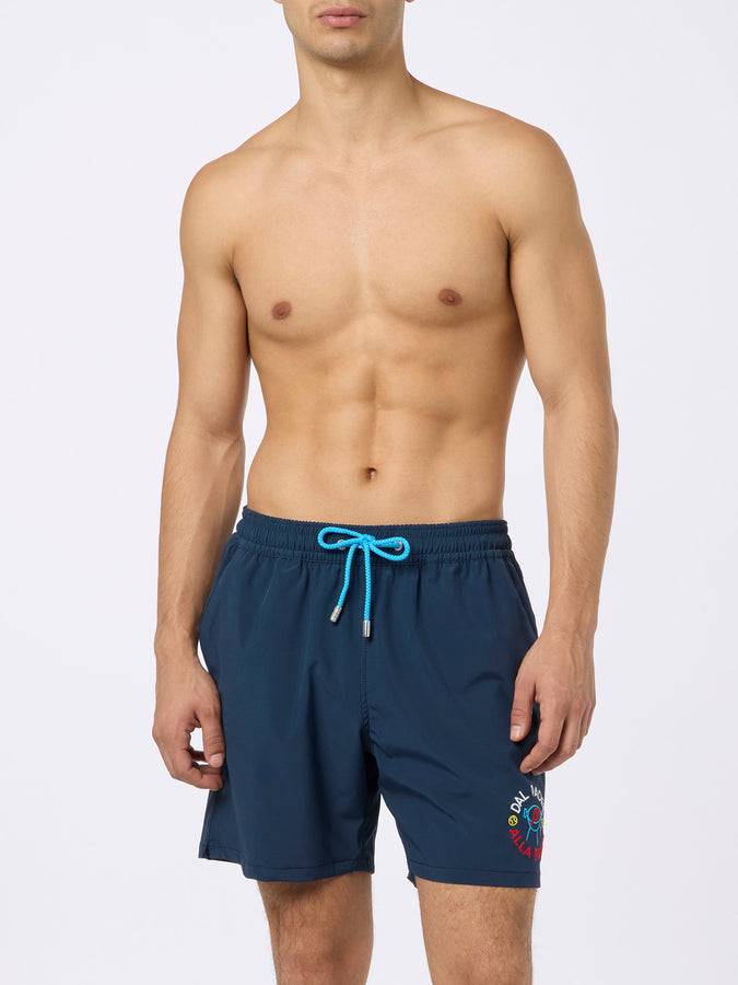 Mc2 Saint Barth Costume uomo Comfort con ricamo Dal Padel alla Brace | EDIZIONE SPECIALE INSULTI LUMINOSI Spedizione gratuita