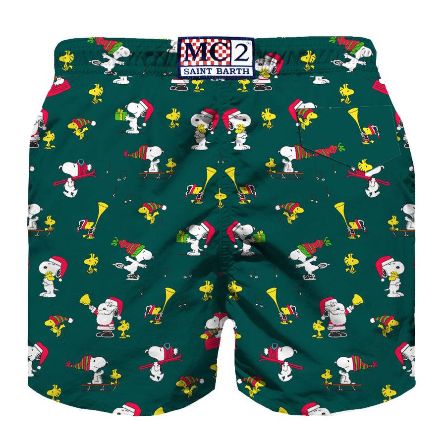 Mc2 Saint Barth Costume da bagno da uomo in tessuto leggero con stampa Snoopy Padel | SNOOPY - EDIZIONE SPECIALE PEANUTS™ Vendite stagionali