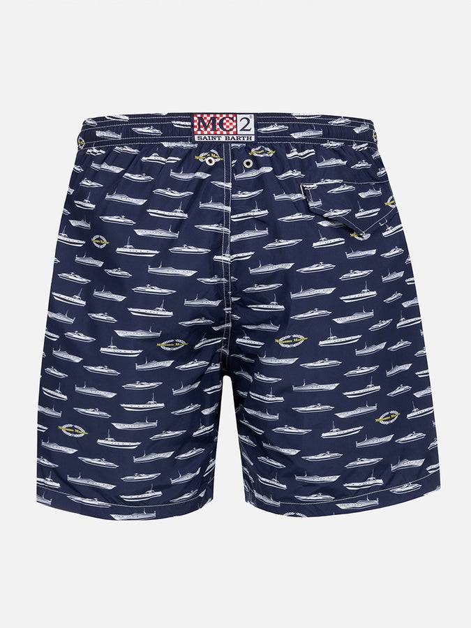 Mc2 Saint Barth Costume uomo in tessuto leggero Lighting con stampa Magnum Marine |MAGNUM MARINE SPECIAL EDITION Super Saving Price