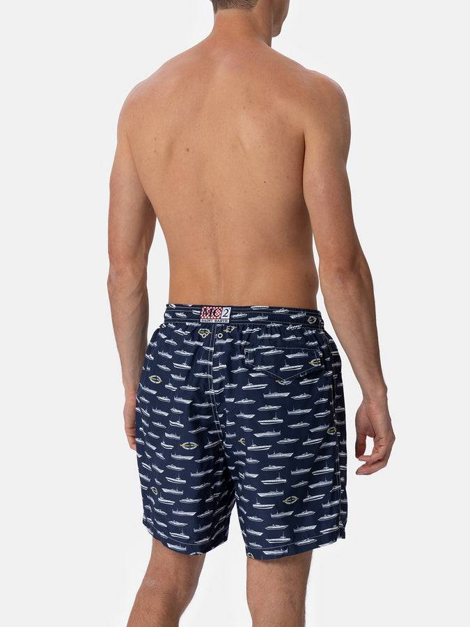 Mc2 Saint Barth Costume uomo in tessuto leggero Lighting con stampa Magnum Marine |MAGNUM MARINE SPECIAL EDITION Super Saving Price