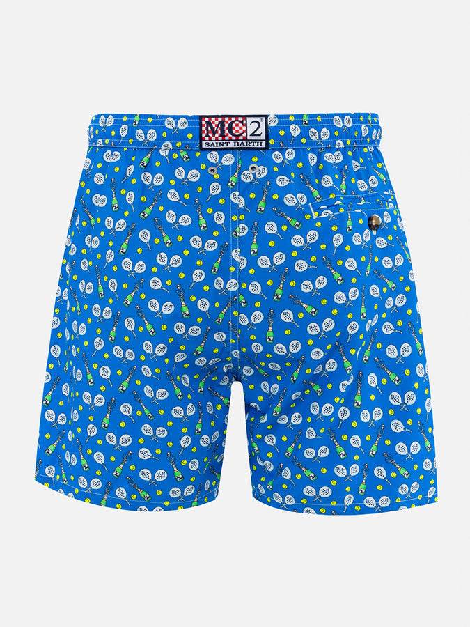 Mc2 Saint Barth Costume da uomo in tessuto leggero Lighting Micro Fantasy con stampa vincitore padel Ultimo giorno