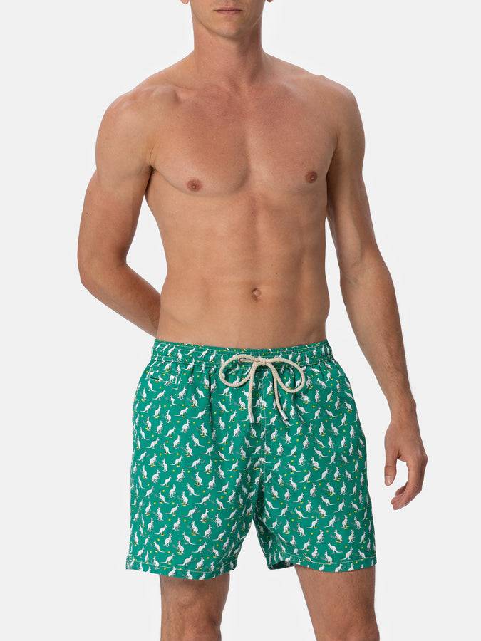Mc2 Saint Barth Costume da bagno da uomo in tessuto leggero Lighting Micro Fantasy con stampa canguri | AUSTRALIAN BRAND SPECIAL EDITION Only for today