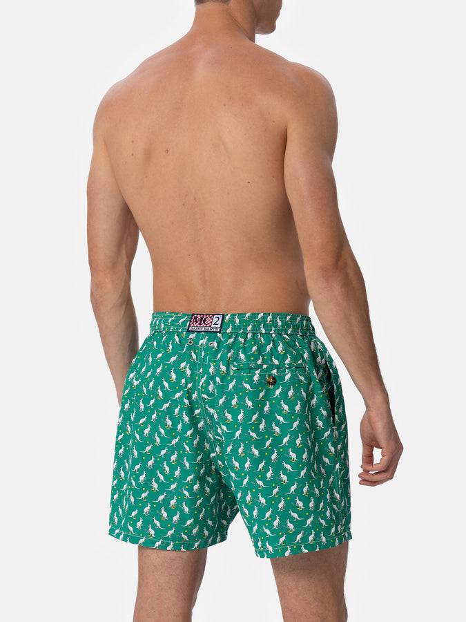 Mc2 Saint Barth Costume da bagno da uomo in tessuto leggero Lighting Micro Fantasy con stampa canguri | AUSTRALIAN BRAND SPECIAL EDITION Only for today