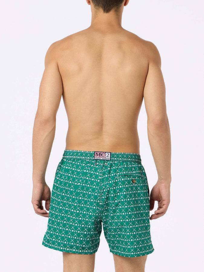 Mc2 Saint Barth Costume da bagno da uomo in tessuto leggero Lighting Micro Fantasy con stampa golf Fino al 55% di sconto