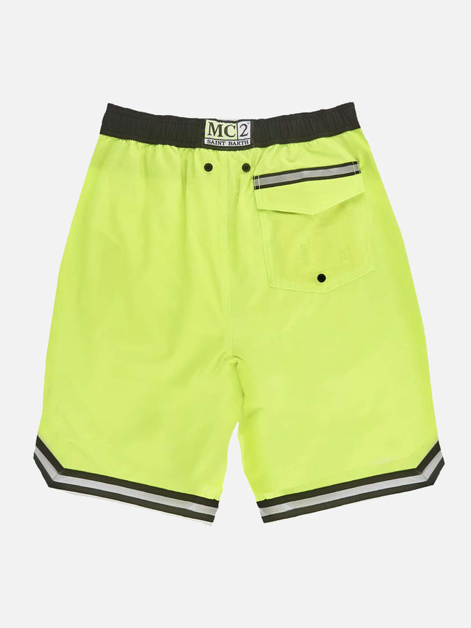 Mc2 Saint Barth Costume da bagno giallo fluo stile surf Acquista Ora