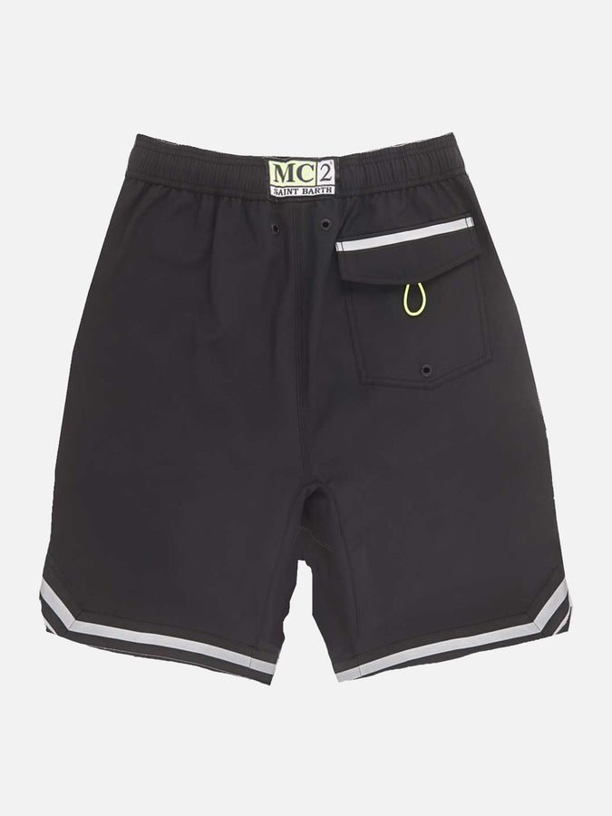 Mc2 Saint Barth Pantaloncini da bagno neri stile surf Fino Al -60%