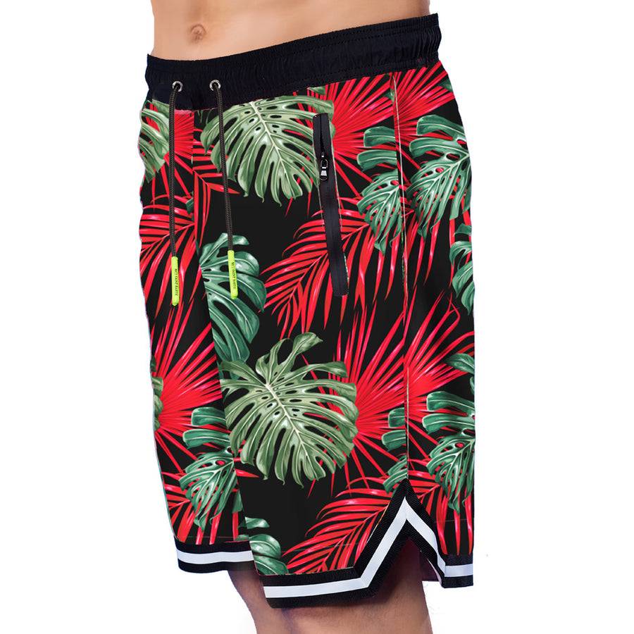Mc2 Saint Barth Pantaloncini da bagno con stampa tropicale stile surf Prezzo Ridotto
