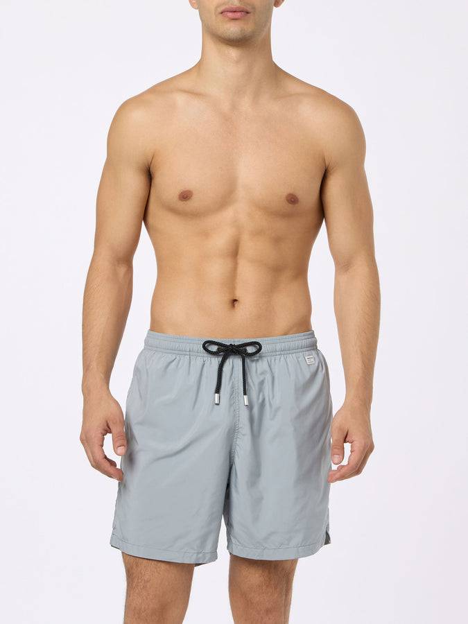 Mc2 Saint Barth Man lightweight fabric grey swim-shorts Lighting Pantone | PANTONE SPECIAL EDITION In Vendita