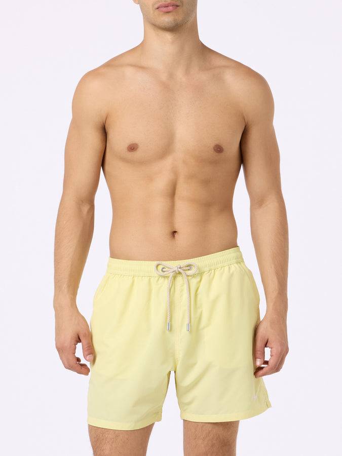 Mc2 Saint Barth Costume da bagno da uomo di media lunghezza Patmos di colore giallo pallido Sconto di tempo limitato