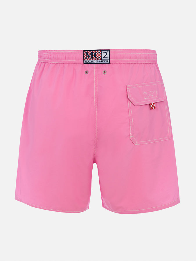 Mc2 Saint Barth Pantaloncino da bagno uomo di media lunghezza rosa Patmos Prezzo di fabbrica