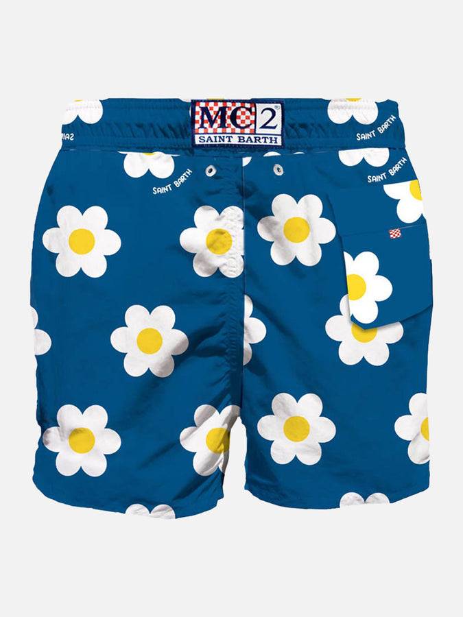 Mc2 Saint Barth Costume da bagno classico da uomo con stampa margherite Vendita calda
