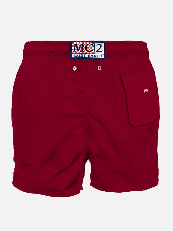 Mc2 Saint Barth Costume da bagno classico da uomo con patch AS ROMA | AS ROMA EDIZIONE SPECIALE Grandi sconti