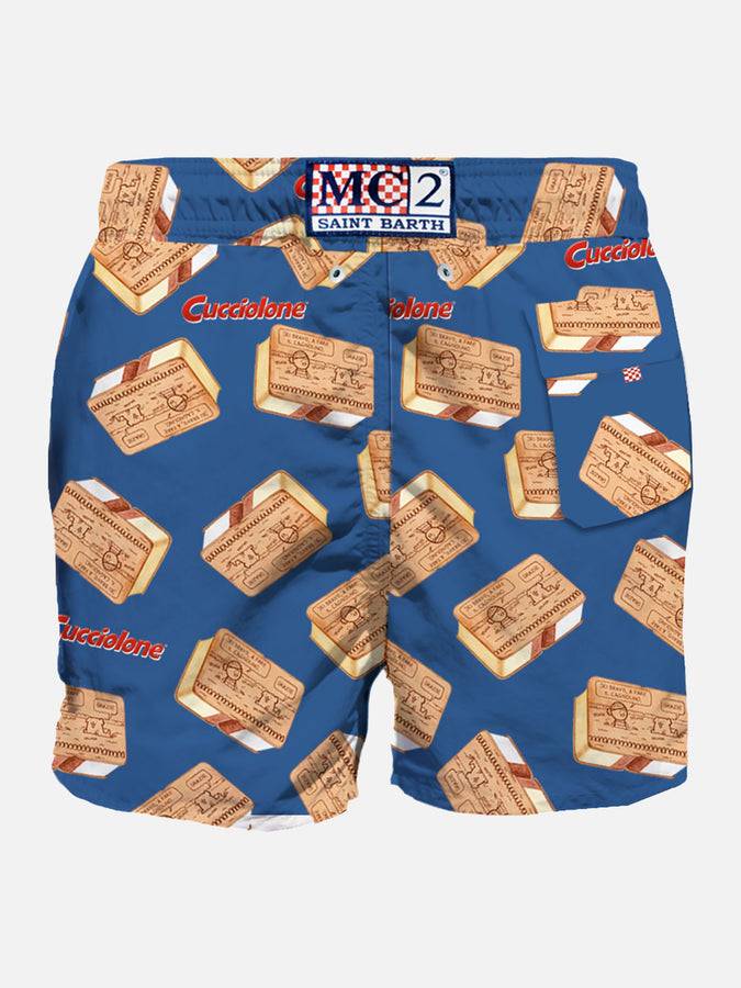 Mc2 Saint Barth Costume da bagno da uomo classico con stampa Cucciolone | ALGIDA® EDIZIONE SPECIALE Sconti VIP