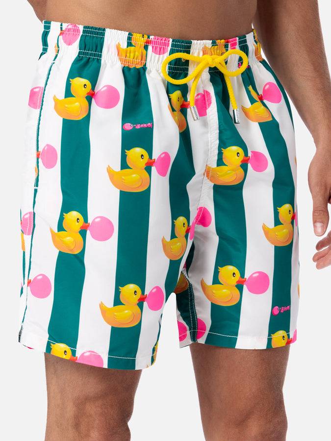 Mc2 Saint Barth Costume da bagno da uomo Gustavia lunghezza media con stampa paperelle Big Babol | EDIZIONE SPECIALE BIG BABOL Prezzo basso