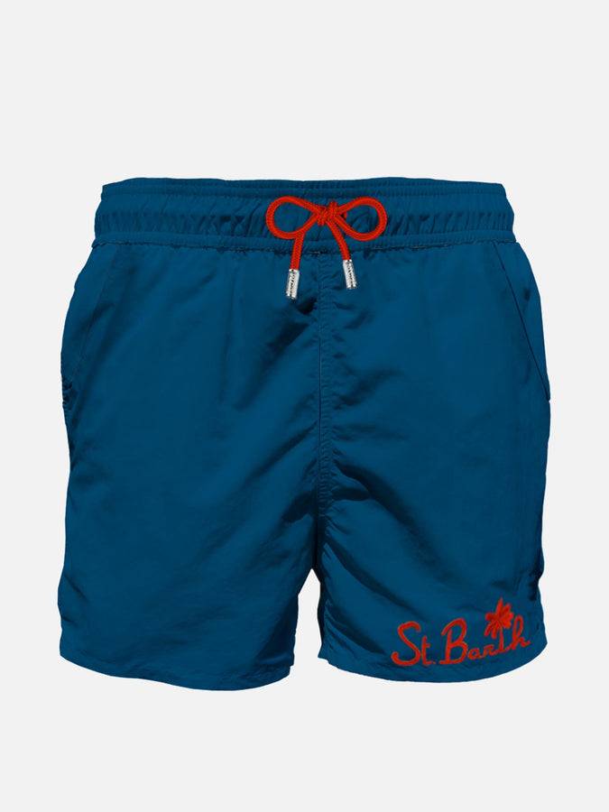 Mc2 Saint Barth Costume da bagno uomo blu con taschino Super Saving Price