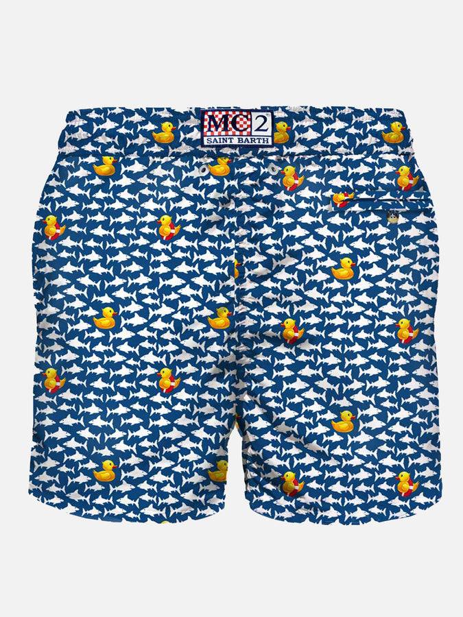 Mc2 Saint Barth Costume da bagno da uomo in tessuto leggero stampa papere e squali ACQUISTA ORA