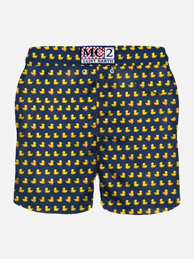 Mc2 Saint Barth Costume da bagno da uomo in tessuto leggero stampa papere Promozione temporanea