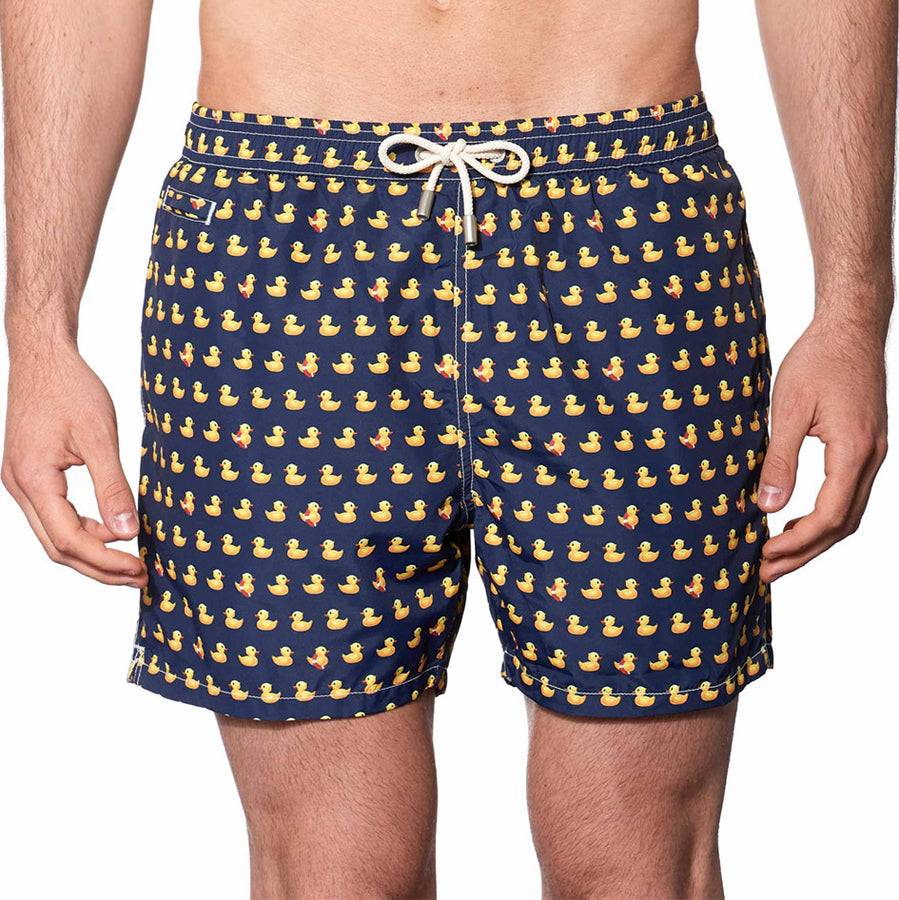Mc2 Saint Barth Costume da bagno da uomo in tessuto leggero stampa papere Promozione temporanea