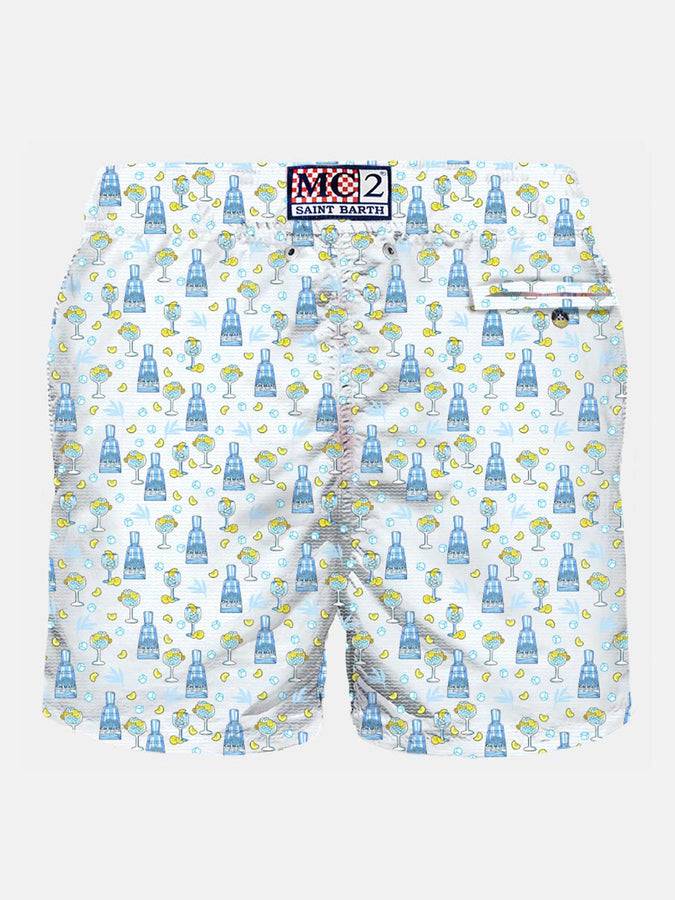 Mc2 Saint Barth Costume da bagno da uomo in tessuto leggero con stampa gin | GIN MARE EDIZIONE SPECIALE Discount Store per i nuovi prodotti