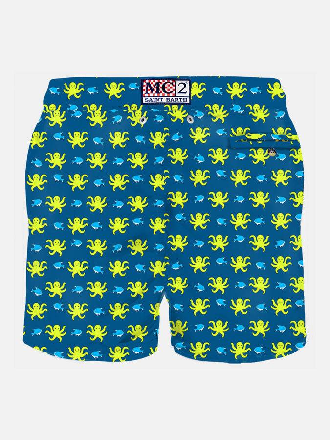Mc2 Saint Barth Costume da bagno da uomo in tessuto leggero con stampa pesci e polipi 50% di sconto con spedizione gratuita