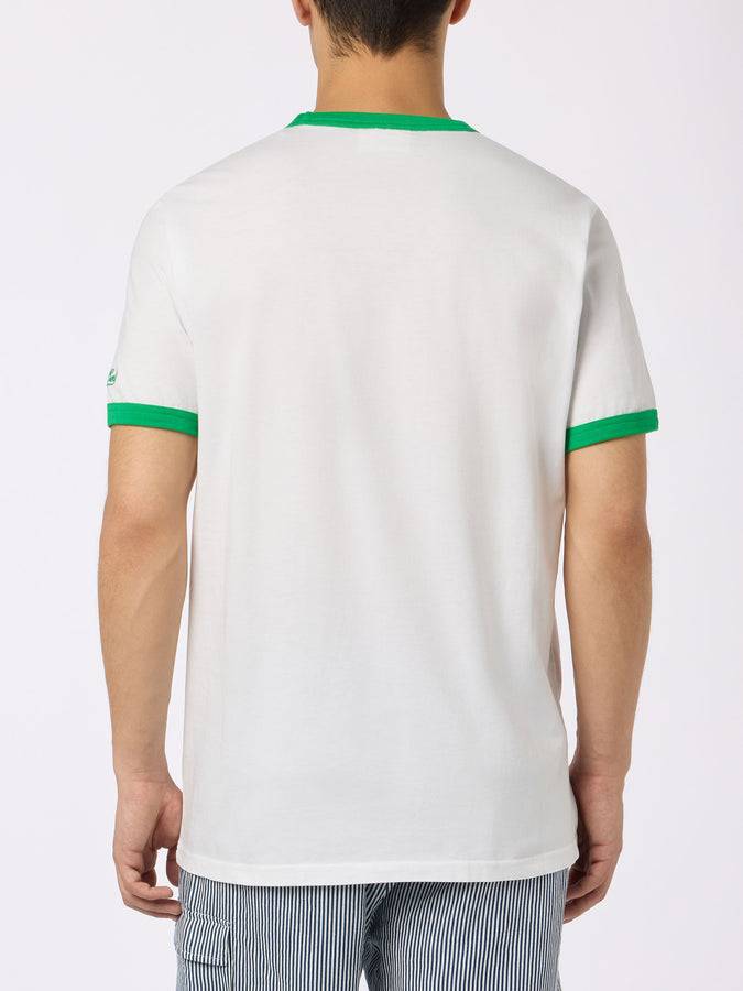 Mc2 Saint Barth Man cotton t-shirt with Hulk print | MARVEL SPECIAL EDITION Italy
