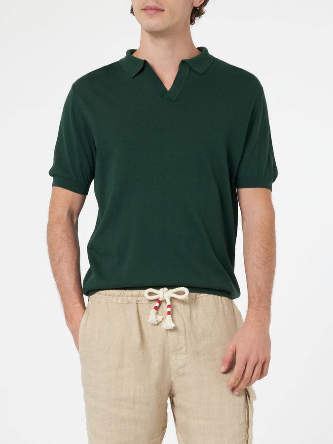 Mc2 Saint Barth Polo da uomo in maglia verde inglese Sloan I Più Venduti