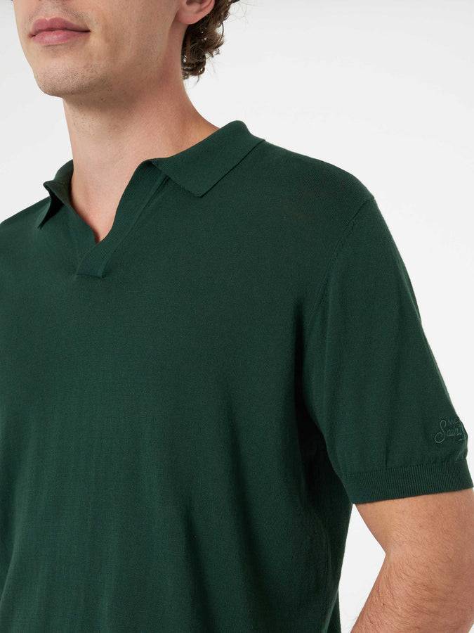 Mc2 Saint Barth Polo da uomo in maglia verde inglese Sloan I Più Venduti