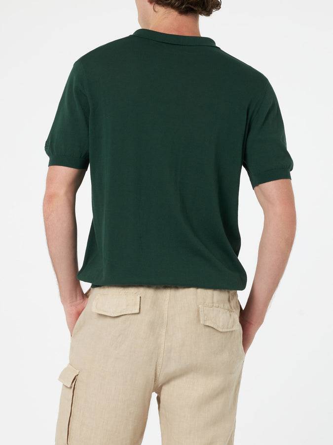 Mc2 Saint Barth Polo da uomo in maglia verde inglese Sloan I Più Venduti