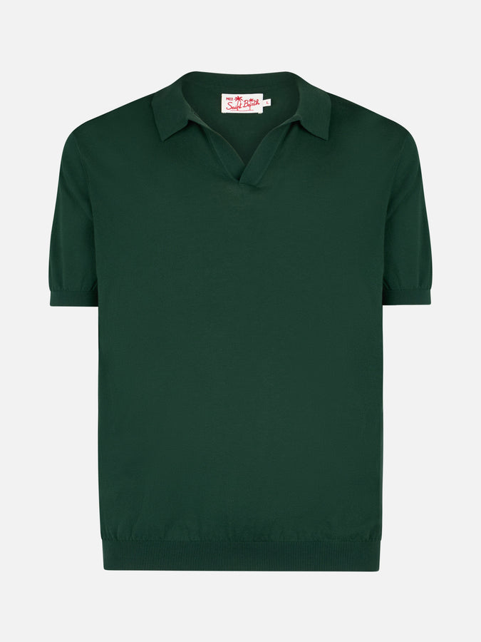 Mc2 Saint Barth Polo da uomo in maglia verde inglese Sloan I Più Venduti
