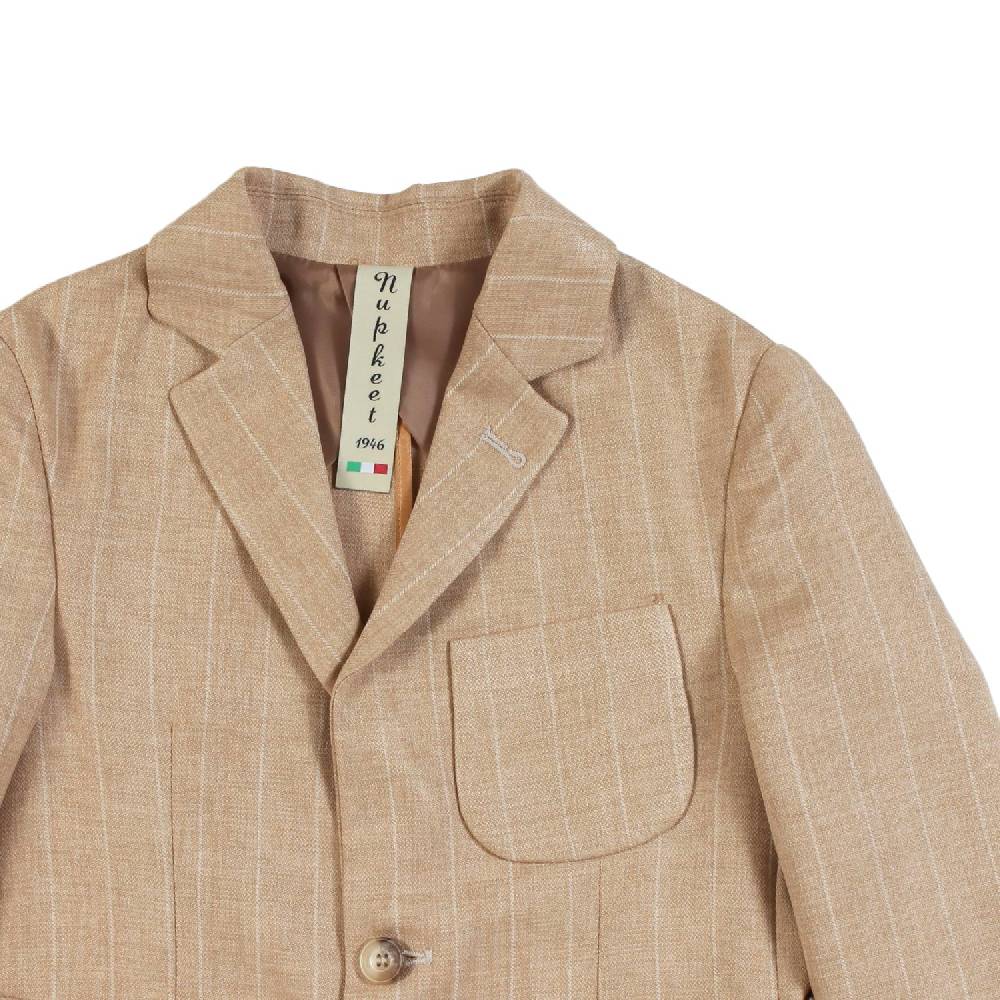 Nupkeet Giacca Monopetto Beige – Cernia Negozio