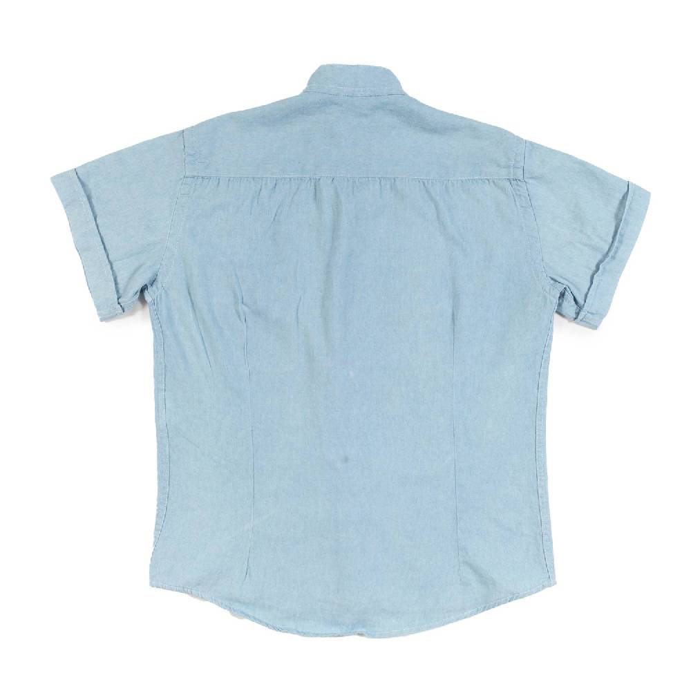 Nupkeet Camicia Collo Coreano Celeste – Tamburo Nuova