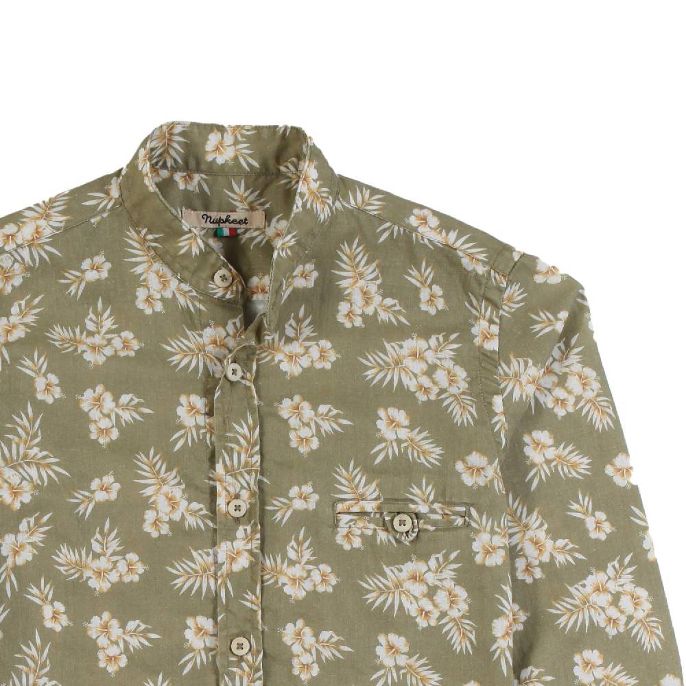 Nupkeet Camicia Collo coreano manica lunga – Ricciola 2025